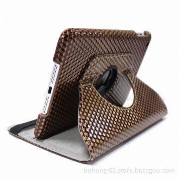 PU Leather Case for iPad Mini, with Stand